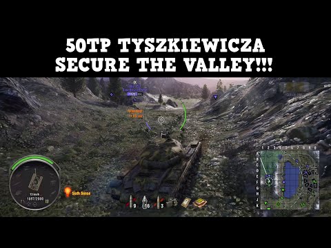 50TP Tyszkiewicza "SECURE THE VALLEY!!!" Gameplay at "Lakeville" map | XBOX ONE | WoT Console
