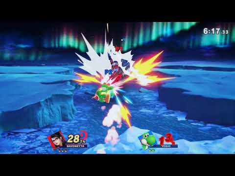 Prepatch Bayonetta Combo 1.1.4 in Smash Bros Ultimate