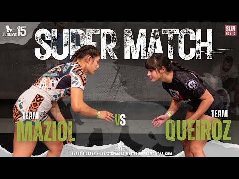 BJJ GIRLS ! SUPER MATCH  MAZIOL REPRESENTING GLOBAL MMA  VS QUEIROZ  REPRESENTING GB JIUJITSU