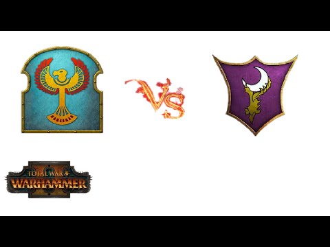 Total War Warhammer 2 Tomb Kings (AC Zachbsain) vs Dark Elves (Hadres)