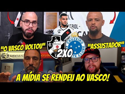 🚨REAÇÕES DA MÍDIA IMPRESSIONADOS COM O VASCÃO | REACT VASCO 2 X 0 CRUZEIRO BRASILEIRÃO 2025
