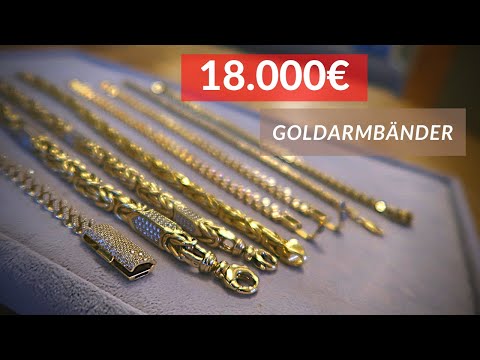 GOLDARMBÄNDER IM WERT VON 18.000€ 💎🔥