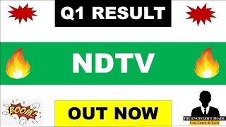Adani Group Stock | Ndtv Q1 Results 2024 | ndtv share latest news | ndtv share latest news today