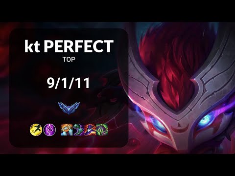 kt PerfecT Kennen vs Vladimir TOP - KR DIAMOND Patch 13.14
