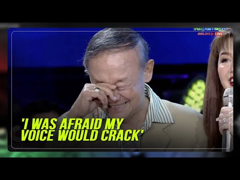 Jose Mari Chan gets sentimental after singing 'Please Be Careful With My Heart' with Regine