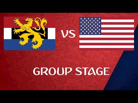 Hightlights: Benelux vs USA Group Stage (World Cup Russia 2018)