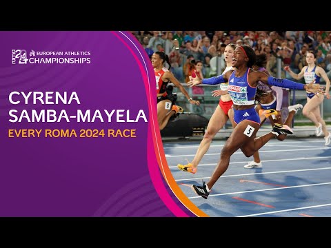 Championship record SMASHED! 🥵 Cyréna Samba-Mayela 🇫🇷 Every Roma 2024 Race