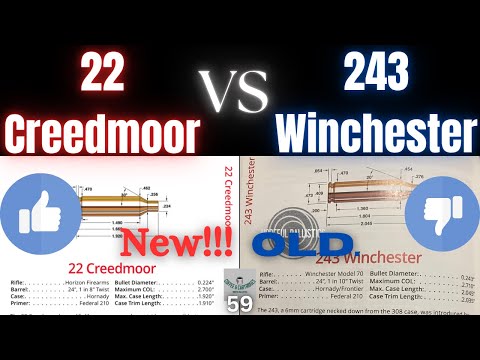 22 Creedmoor vs 243 Winchester