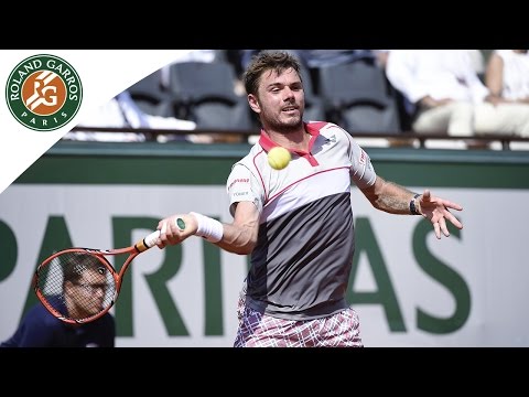 Jo-Wilfried Tsonga v Stan Wawrinka Highlights - Men's Semifinals 2015 - Roland Garros