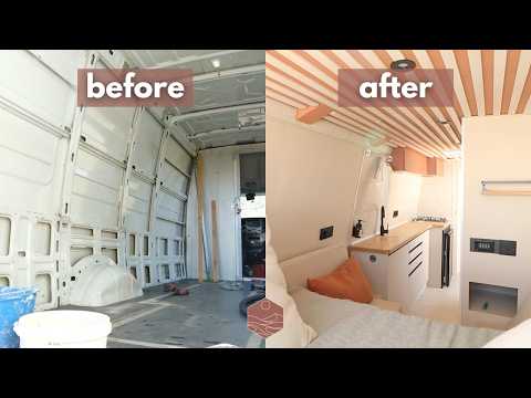 converting a van with no experience - van build time lapse // perfect camper from start to finish