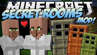 Minecraft | SECRET ROOMS MOD! (Discover Trayaurus' Secrets!) | Mod Showcase