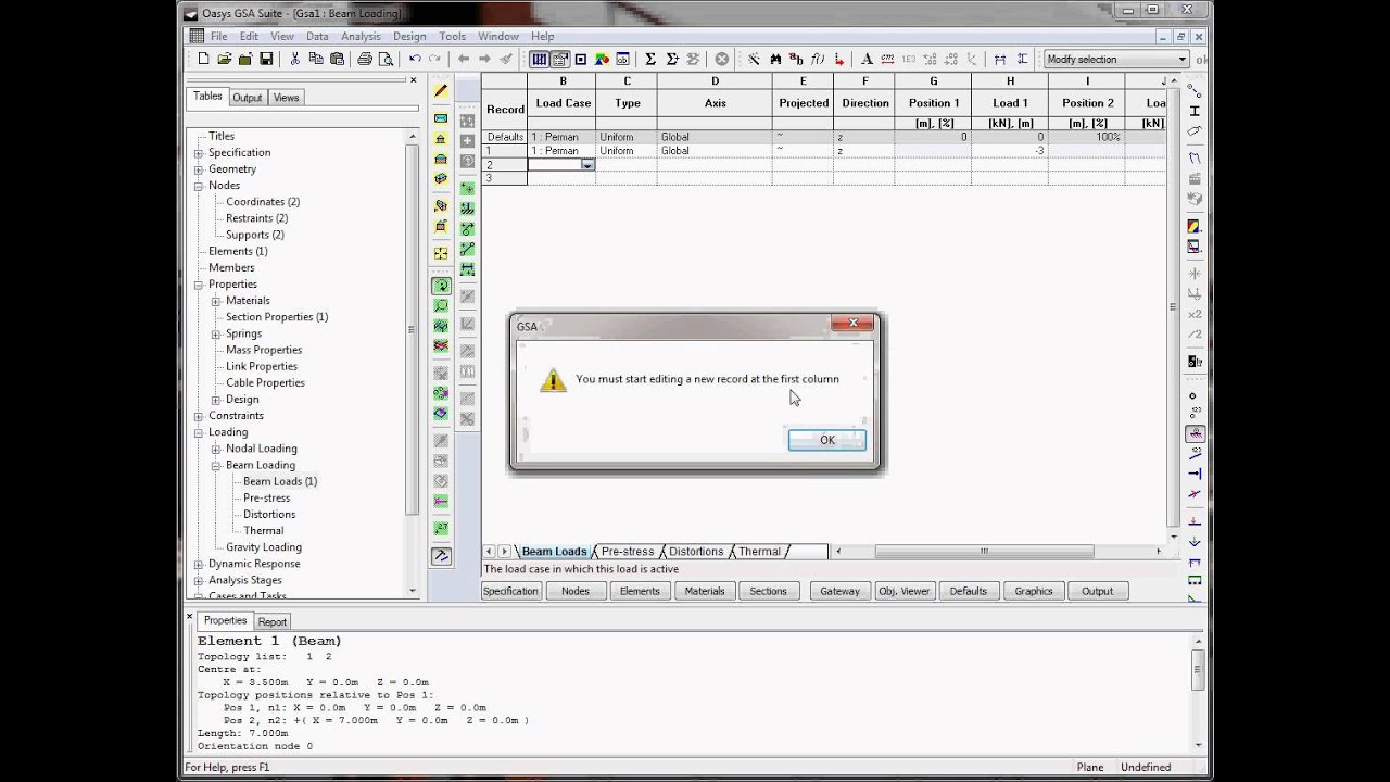 Beam Analysis and Design   GSA Video