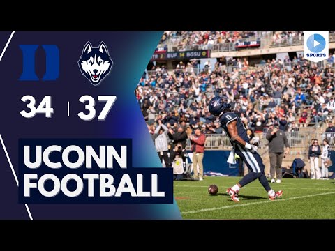 UConn football downs Duke in a high scoring thriller
