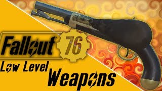 Fallout 76 the best weapons for low level characters for players level 1 - 10