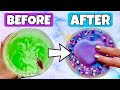 Fixing My UNFIXABLE SLIMES! 😳😰 *Slime Makeover DIY*