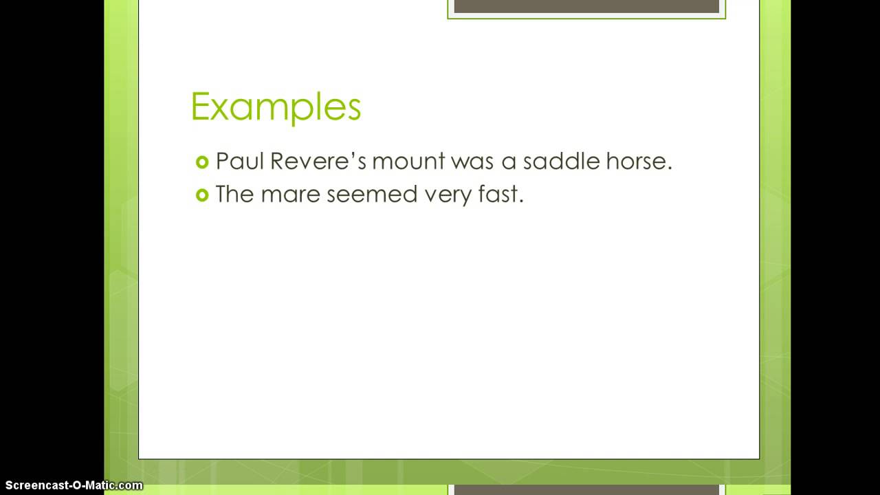 4.3 Linking verbs and complements