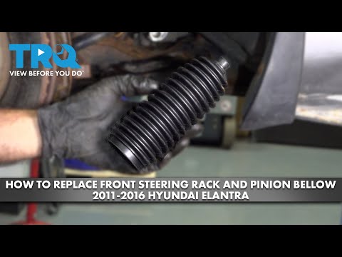 How to Replace Front Steering Rack And Pinion Bellow 2011-2016 Hyundai Elantra
