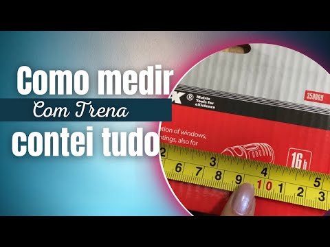 Como medir com trena. Aprenda a ler as medidas da trena.