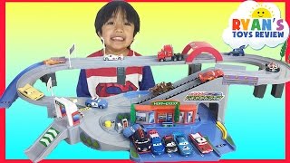 Tomica World Highway Busy Drive with Disney Cars Toys