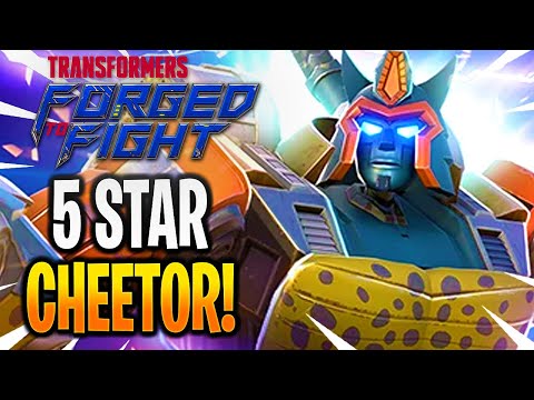 *NEW* 5 STAR CHEETOR RANK UP & GAMEPLAY! - Transformers: Forged To Fight
