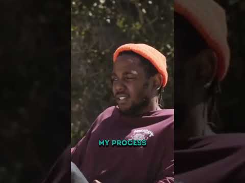 Kendrick Lamar’s song-writing process.      #shorts #kendricklamar #songwriting
