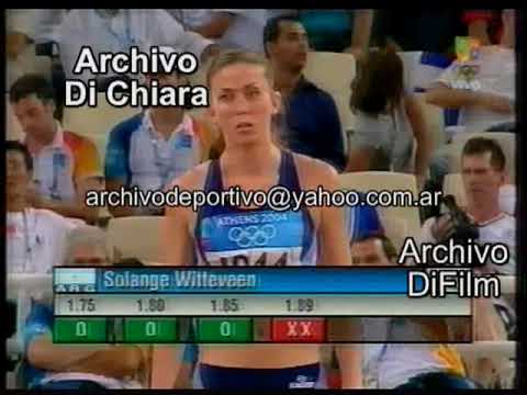 SALTO EN ALTO SOLANGE WITTEVEEN. LA ARGENTINA QUEDO DECIMA 2004  V-00428 DiFilm