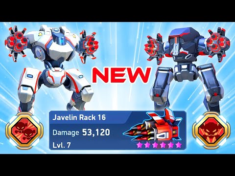 Javelin Rack 16 with Paragon & Guardian - Mech Arena - New Weapon