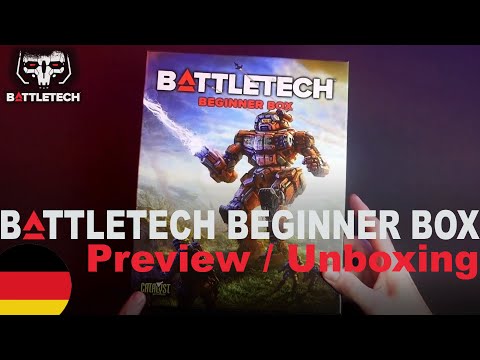 Battletech Beginner Box (2022) Preview / Unboxing - German