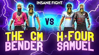 Bender + Cm Vs H-Four + Samuel  Free Fire Battle B