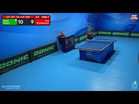 19:00 Vadym Hryban 3 - 2 Yurii Shchepanskyi West 3 WIN CUP 01.11.2022 | TABLE TENNIS WINCUP