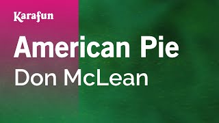 Karaoke American Pie - Don McLean *