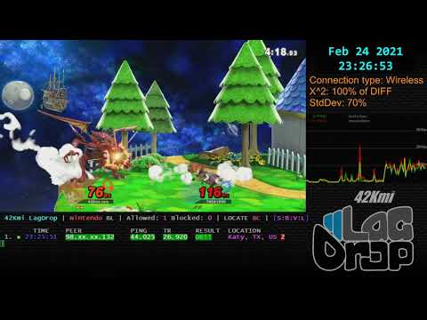 @LagDrop #SmashBros - 2021-02-24 - 10.1.0 - T0E [Katy, TX, US] lag