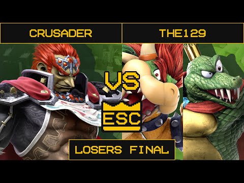 ESC 30 Smash Ultimate Losers Final - Crusader (Ganondorf) Vs. The129 (King K. Rool, Bowser)