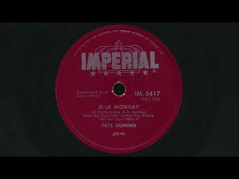 1956 FATS DOMINO Blue Monday - 78 RPM Record