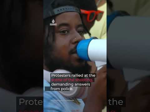 Videos show the moment police officer shoots man on street in Wisconsin | AJ #shorts