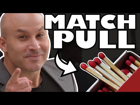 How to make a match pull. This is a professional magician method on how to make a match pull!