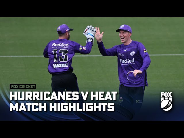 Hobart Hurricanes vs Brisbane Heat – Match Highlights | Fox Cricket | 25/01/23