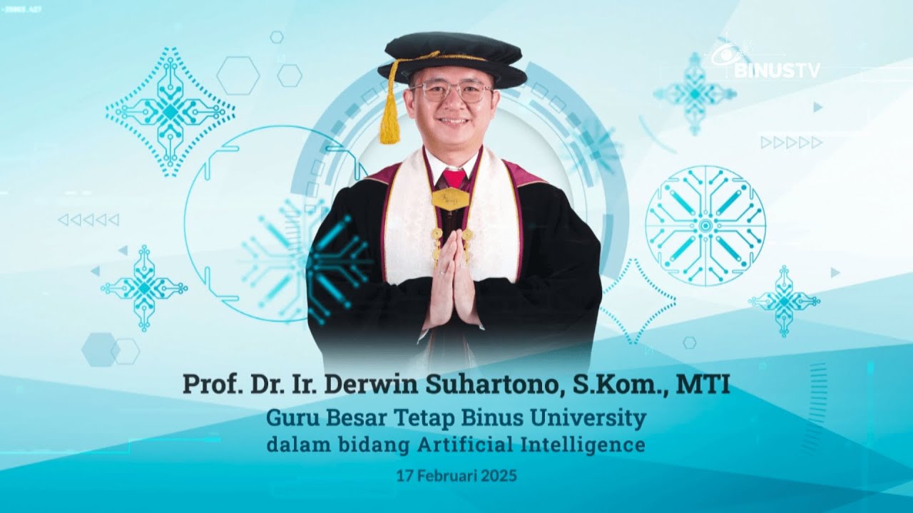 Prof. Dr. Ir. Derwin Suhartono, S.Kom., MTI Profile Video