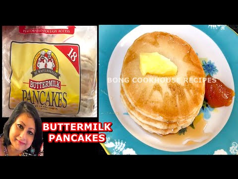How to make Ready-to-Microwave Buttermilk Pancakes from De Wafelbakkers in 1 min for breakfast
