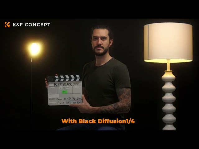 K&F Concept 67mm Black Mist 1/4 + ND2-400 Variable...