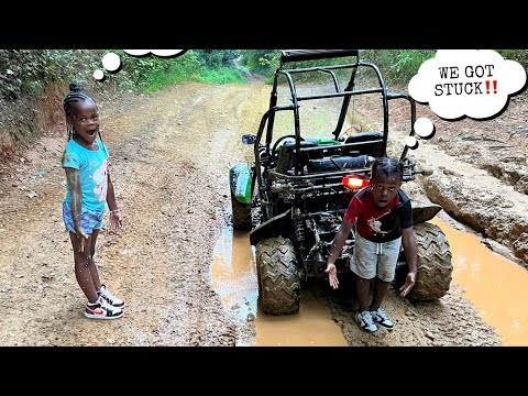 Trail Riding With The Kids “ We Got Stuck”