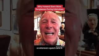 Why Howard Stern Wore Sunglasses During Interviews 🤯