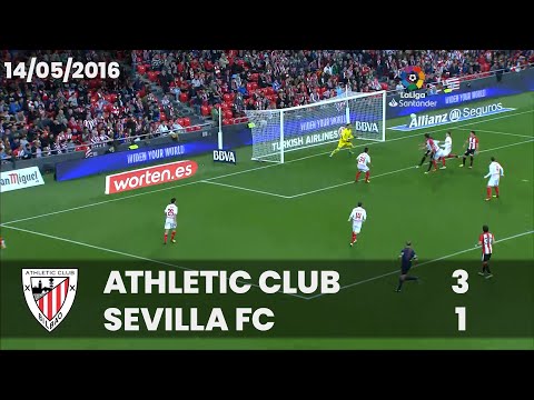 ⚽ FULL MATCH I LaLiga 15/16 I J38.  Athletic Club 3 – Sevilla FC 1
