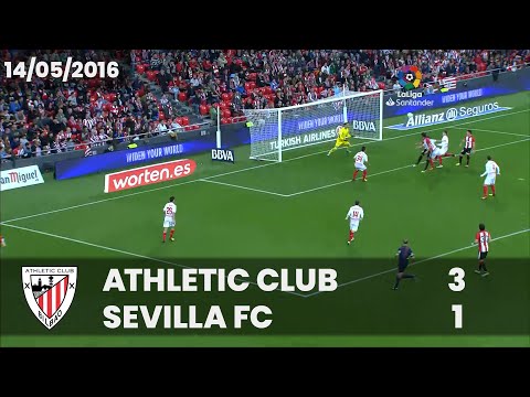 Imagen de portada del video ⚽ FULL MATCH I LaLiga 15/16 I J38. Athletic Club 3 – Sevilla FC 1