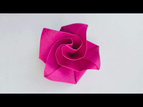 Origami Rose / Easy Origami Flower Tutorial 🌹