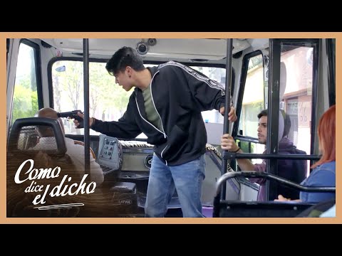 Brayan comienza a robar en transporte público | Como dice el dicho 1/4 | A quien trabaja...