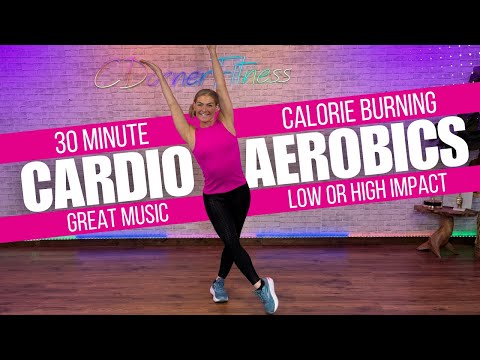 30 Min Low Impact Aerobics | Old-School Cardio for Big Calorie Burn