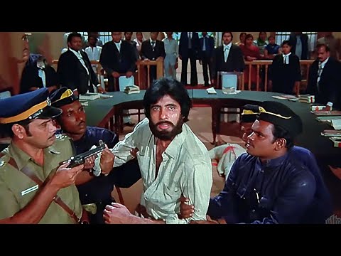 जज साब मैंने आपके सामने क़त्ल किया फिर भी आप कुछ नही कर सकते - अँधा कानून - अमिताभ बच्चन Hindi Climax