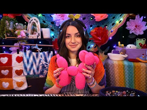 ASMR | Crochet Booth Personal Shopping Experience 🐸🧶