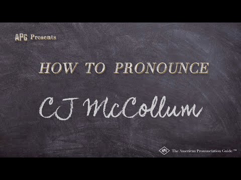 How to Pronounce CJ McCollum (Real Life Examples!)